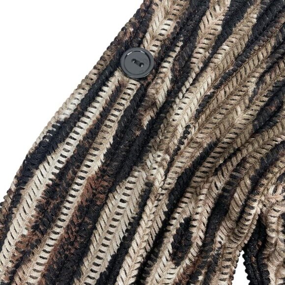 JOSEPH RIBKOFF Textured Cover Up Sz 8 Animal Print - Picture 5 of 6